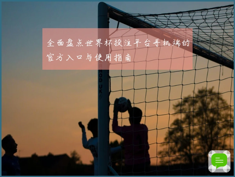 全面盘点世界杯投注平台手机端的官方入口与使用指南